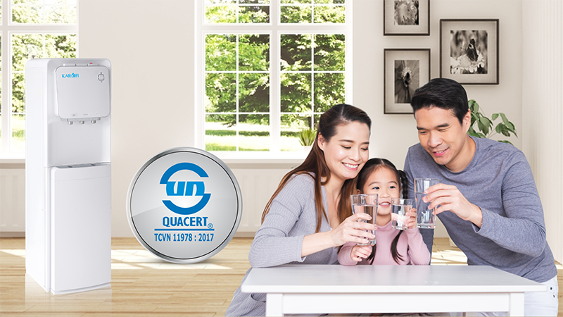 Cây nước nóng lạnh hút bình Karofi HC19 chất lượng vượt trội