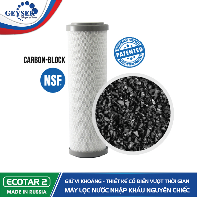 Máy lọc nước Geyser Ecotar 2 - Lõi lọc CBC