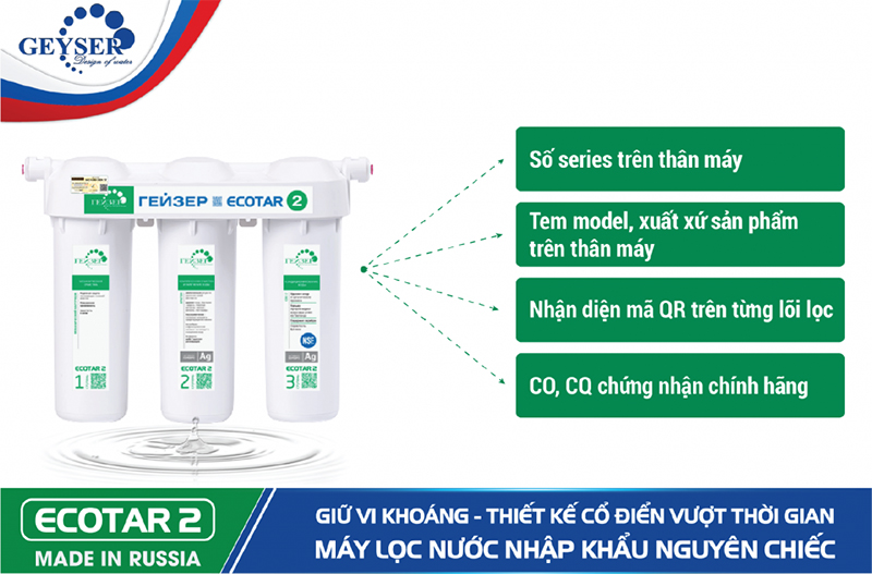 Máy lọc nước Geyser Ecotar 2