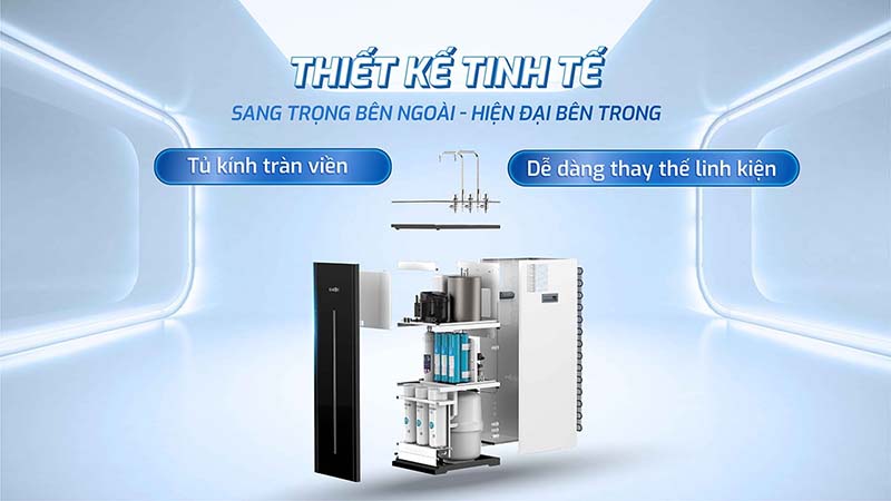 Máy lọc nước Karofi KAD-L56 thiết kế tinh tế