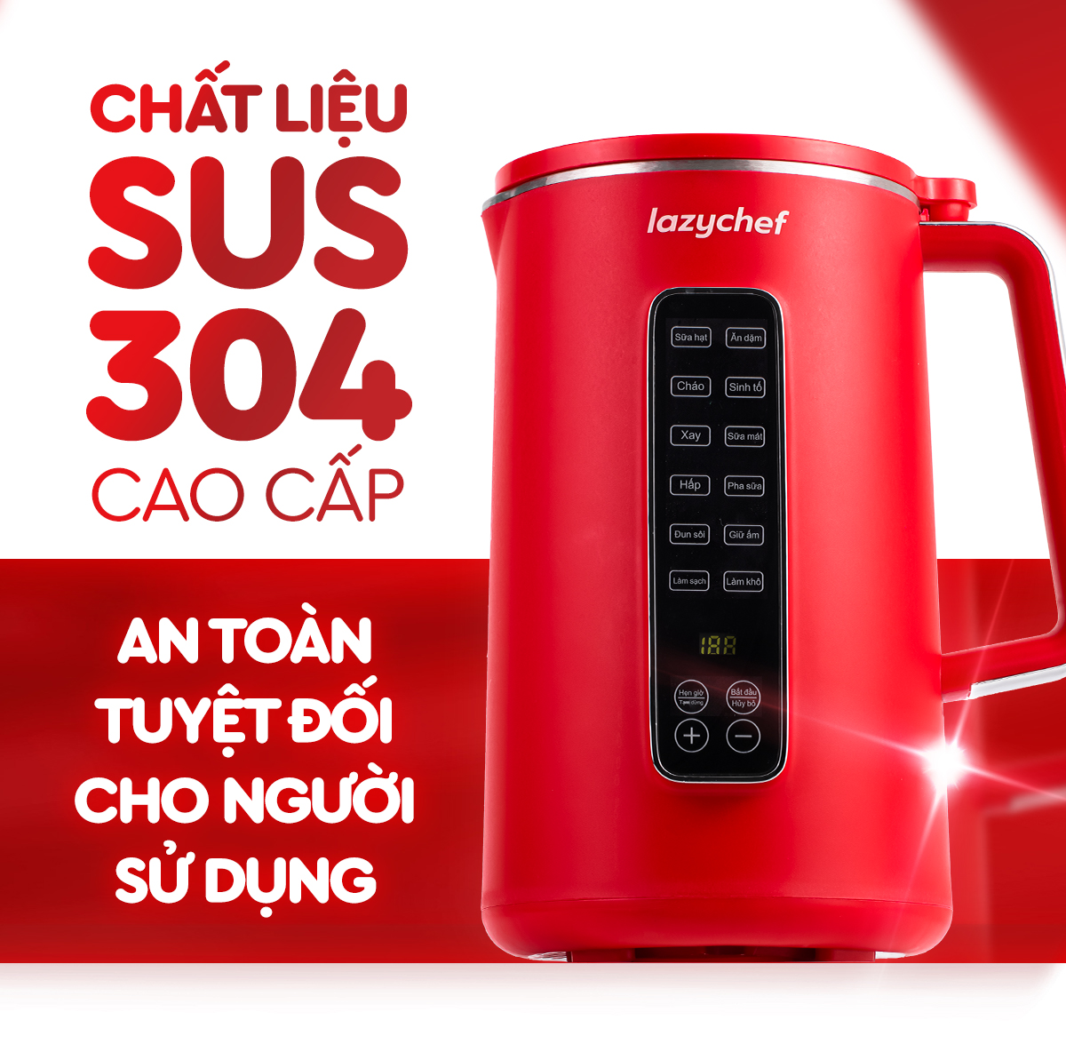Lòng máy chất liệu inox 304