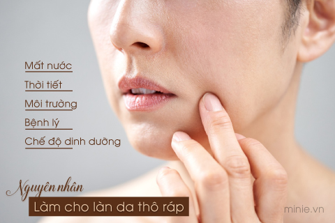 Nguyên nhân nào khiến làn da thô ráp