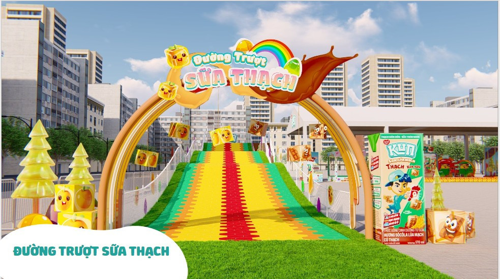 Đường trượt sữa thạch thanh hóa