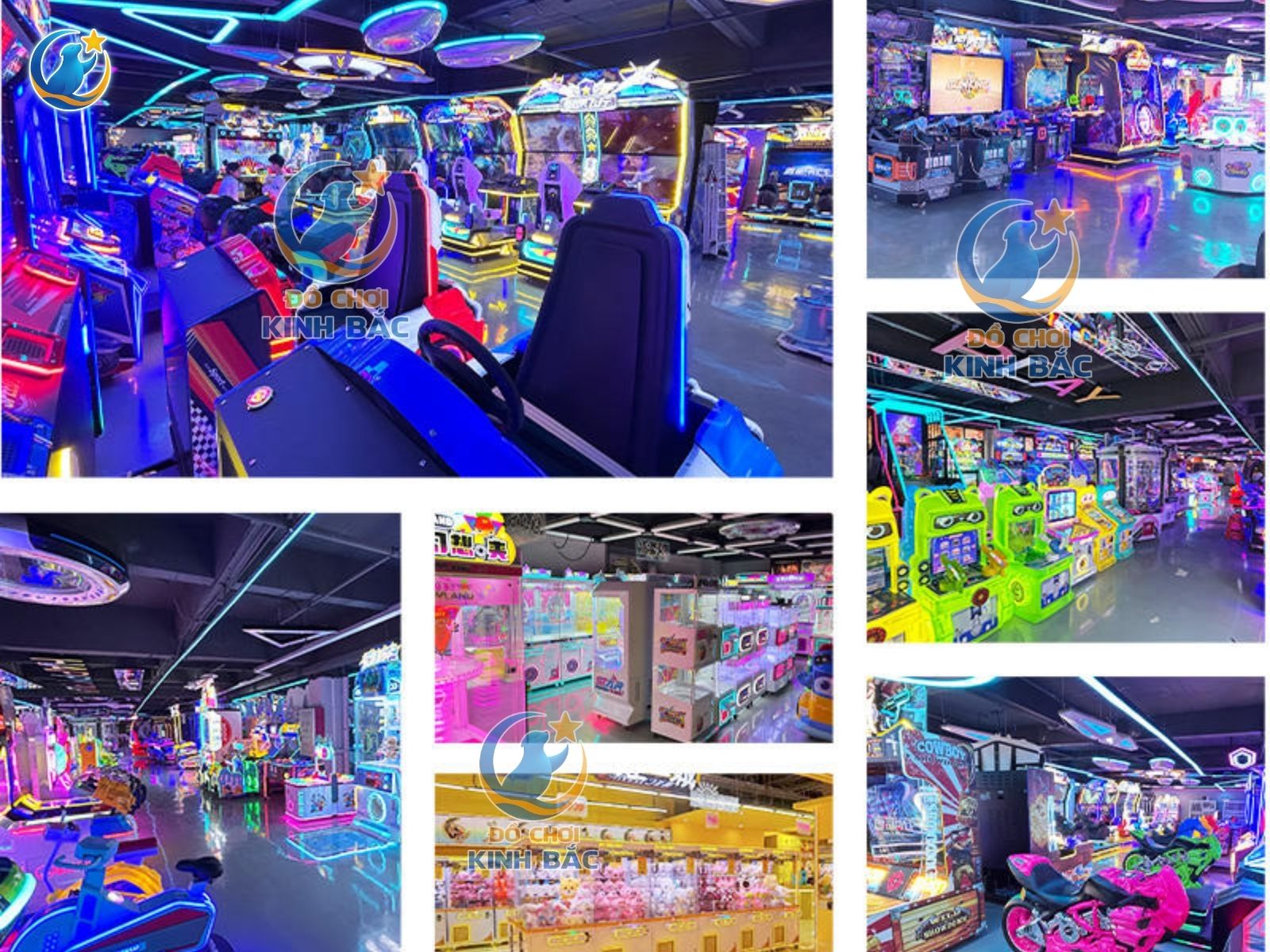 khu vui chơi máy games