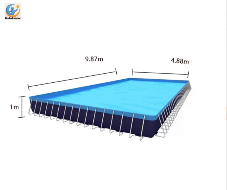 bể bơi khung kim loại
