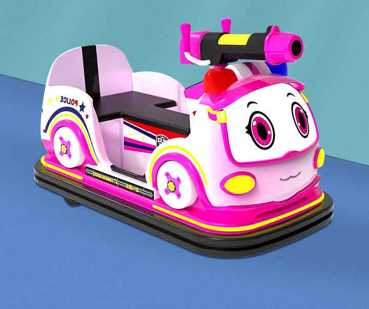 Xe điện đụng ô tô cảnh sát nhập khẩu -  XDD034  Dochoikinhbac - Trò chơi xe điện đụng nhập khẩu vui chơi.