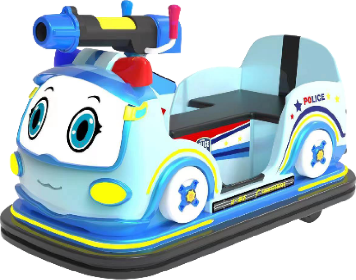 Xe điện đụng ô tô cảnh sát nhập khẩu -  XDD034  Dochoikinhbac - Trò chơi xe điện đụng nhập khẩu vui chơi.