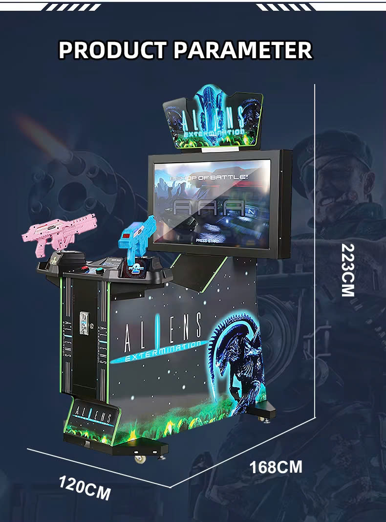 Máy game bắn súng - Máy bắn súng Alien 42 inch MBSKB01 Đồ Chơi Kinh Bắc 2025