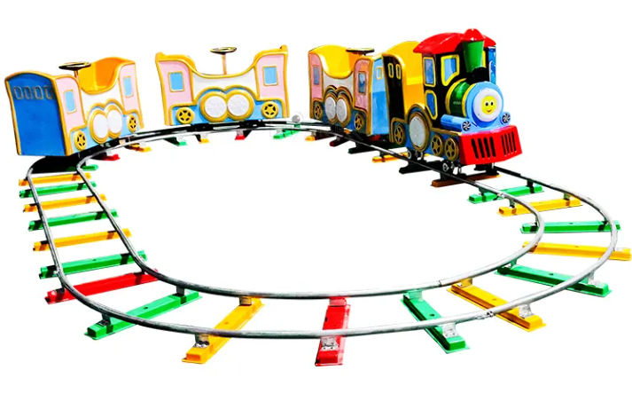 Tàu điện xe điện mini led XDTDKB03 Dochoikinhbac Trò chơi giải trí thú vị