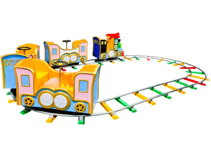 Tàu điện xe điện mini led XDTDKB03 Dochoikinhbac Trò chơi giải trí thú vị