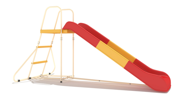 Cầu trượt đơn Sắc mầu CTDKB02 Dochoikinhbac Cầu trượt nhựa cho trẻ em vui chơi