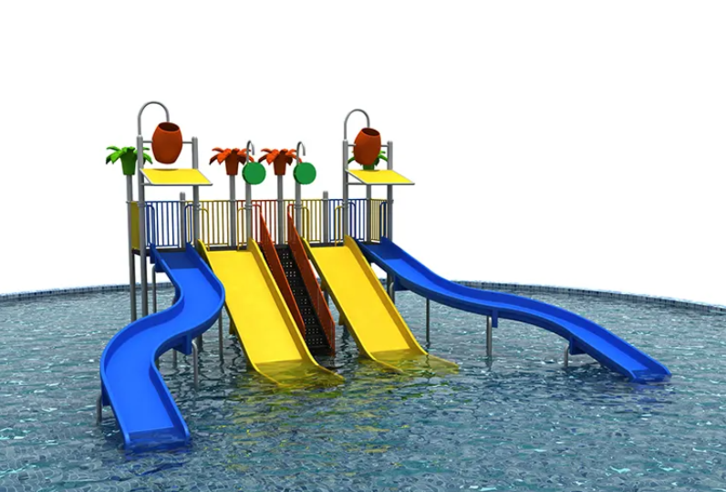 Cầu trượt bể bơi CTDKB07 Dochoikinhbac Cầu trượt nhựa cho trẻ em vui chơi