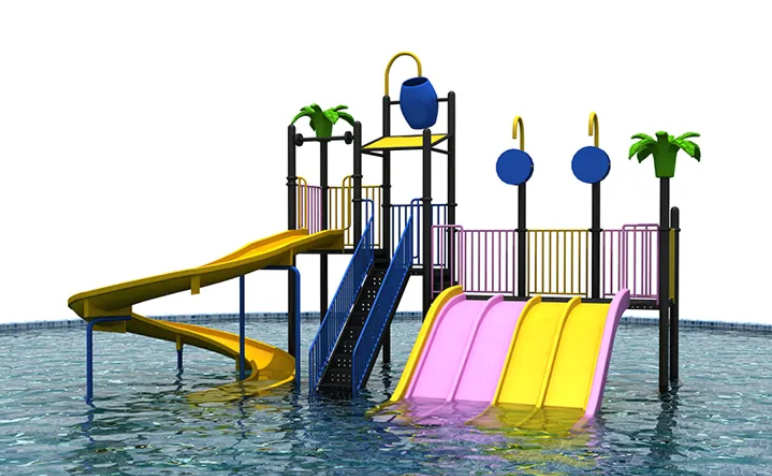 Cầu trượt bể bơi CTDKB08 Dochoikinhbac Cầu trượt nhựa cho trẻ em vui chơi