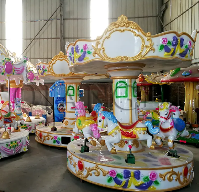 Đu quay ngựa DQCVKB01 Dochoikinhbac Giải trí hấp dẫn từ khu vui chơi