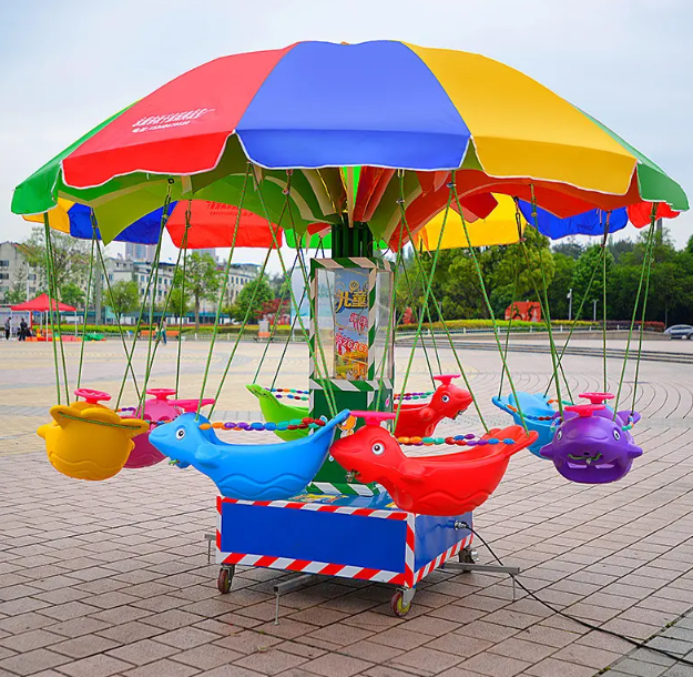 Đu quay động vật ngộ nghĩnh DQCVKB03 Dochoikinhbac Giải trí hấp dẫn từ khu vui chơi