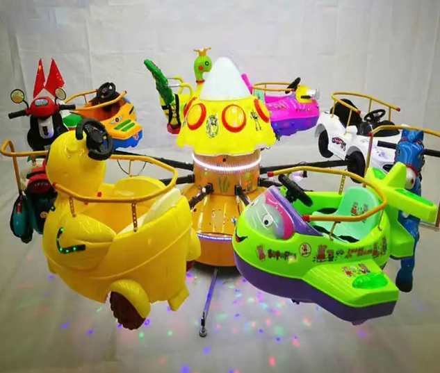 Đu quay động vật sắc màu DQCVKB04 Dochoikinhbac Giải trí hấp dẫn từ khu vui chơi