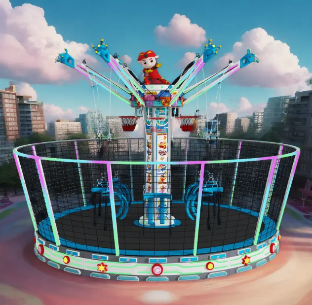 Đu quay bóng rổ DQCVKB14 Dochoikinhbac Giải trí hấp dẫn từ khu vui chơi