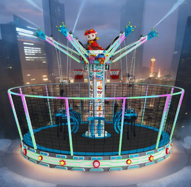 Đu quay bóng rổ DQCVKB14 Dochoikinhbac Giải trí hấp dẫn từ khu vui chơi