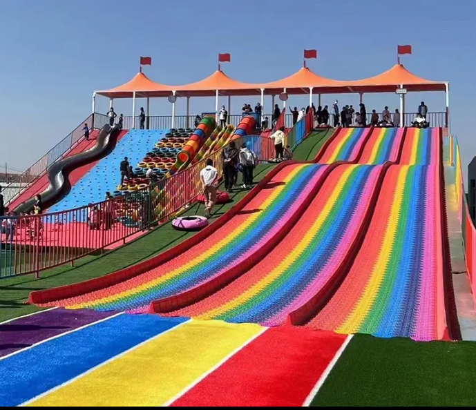 Bộ cầu trượt cầu vồng CVTTKB04 Dochoikinhbac Trò chơi cảm giác mạnh siêu vui