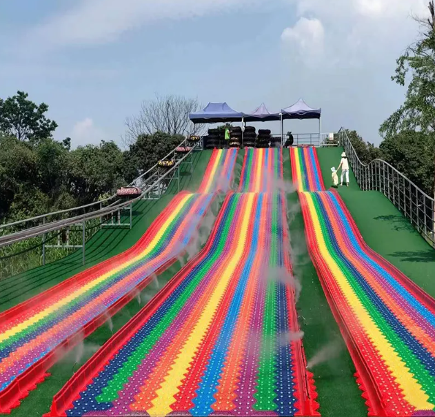 Bộ cầu trượt cầu vồng CVTTKB04 Dochoikinhbac Trò chơi cảm giác mạnh siêu vui