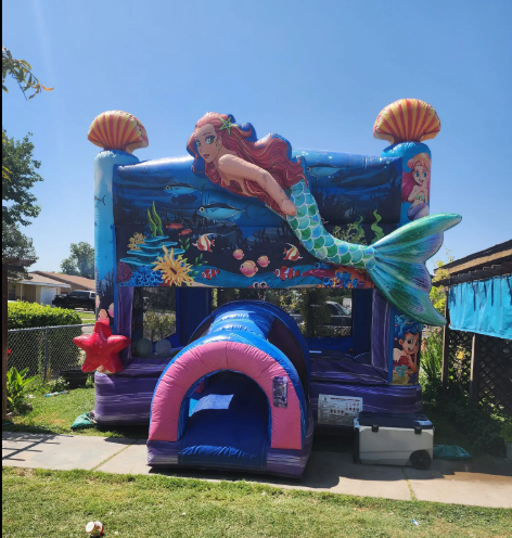 Nhà hơi nhà phao nhập khẩu nàng tiên cá NHNPKB01 Dochoikinhbac Trò chơi vận động siêu hấp dẫn