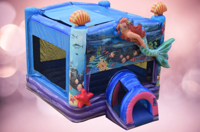 Nhà hơi nhà phao nhập khẩu nàng tiên cá NHNPKB01 Dochoikinhbac Trò chơi vận động siêu hấp dẫn