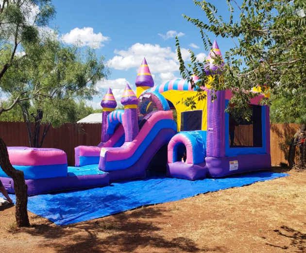 Nhà hơi nhà phao nhập khẩu lâu đài cổ tích NHNPKB03 Dochoikinhbac Trò chơi vận động siêu hấp dẫn