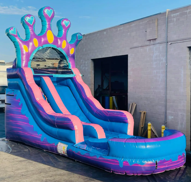 Nhà hơi nhà phao nhập khẩu vương miện công chúa NHNPKB04 Dochoikinhbac Trò chơi vận động siêu hấp dẫn