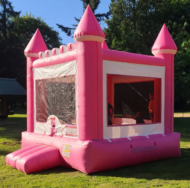 Nhà hơi nhà phao nhập khẩu lâu đài hồng NHNPKB07 Dochoikinhbac Trò chơi vận động siêu hấp dẫn