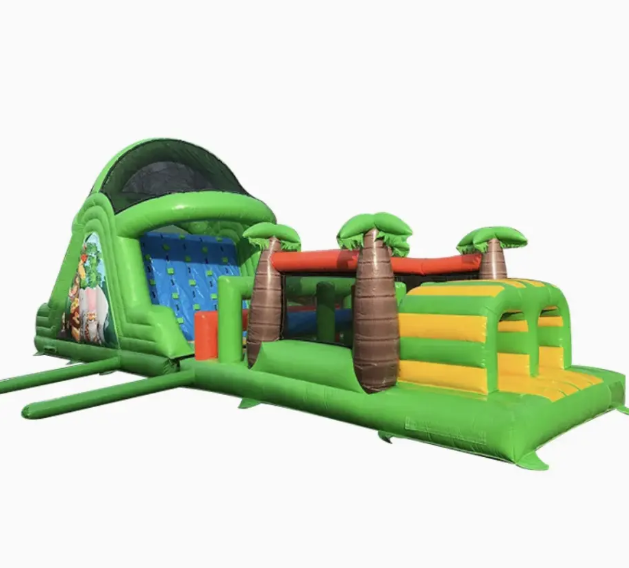 Nhà phao hơi vượt chướng ngại vật rừng nhiệt đới NHNPKB17 Dochoikinhbac Trò chơi vận động siêu hấp dẫn