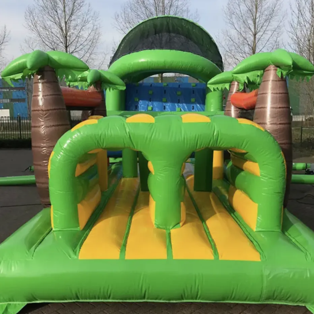 Nhà phao hơi vượt chướng ngại vật rừng nhiệt đới NHNPKB17 Dochoikinhbac Trò chơi vận động siêu hấp dẫn