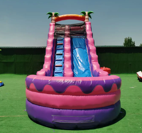 Nhà phao hơi chủ đề cây dừa NHNPKB18 Dochoikinhbac Trò chơi vận động siêu hấp dẫn