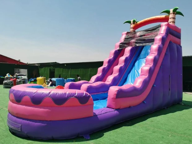 Nhà phao hơi chủ đề cây dừa NHNPKB18 Dochoikinhbac Trò chơi vận động siêu hấp dẫn