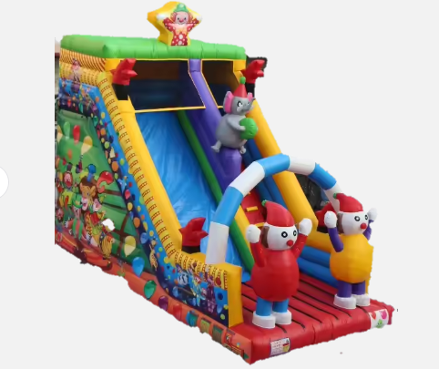 Nhà phao hơi chủ đề xiếc vui nhộn NHNPKB20 Dochoikinhbac Trò chơi vận động siêu hấp dẫn