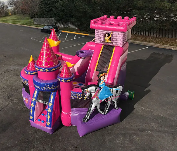 Nhà phao hơi mô phỏng lâu đài cổ tích NHNPKB21 Dochoikinhbac Trò chơi vận động siêu hấp dẫn