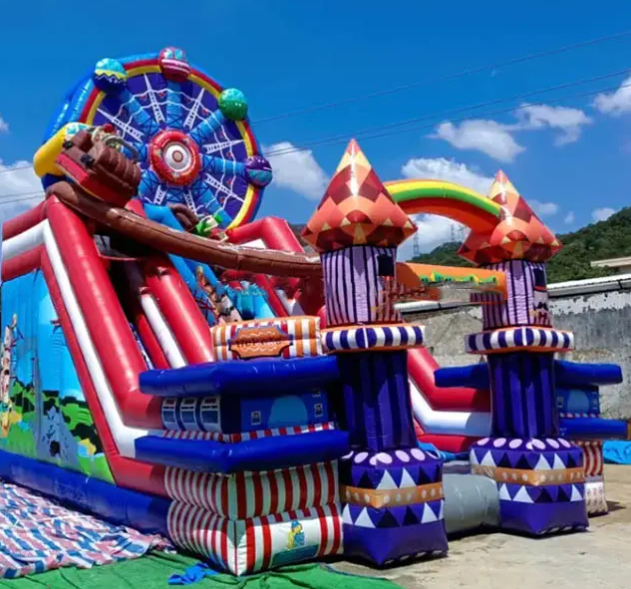 Nhà phao hơi chủ đề công viên giải trí NHNPKB24 Dochoikinhbac Trò chơi vận động siêu hấp dẫn