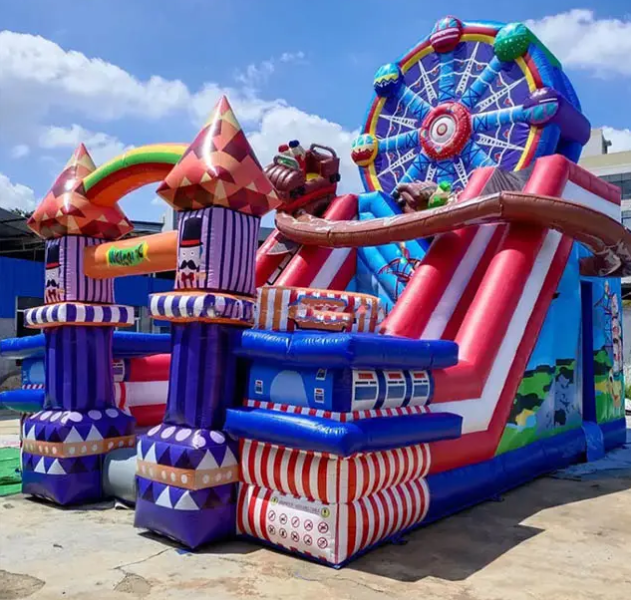 Nhà phao hơi chủ đề công viên giải trí NHNPKB24 Dochoikinhbac Trò chơi vận động siêu hấp dẫn