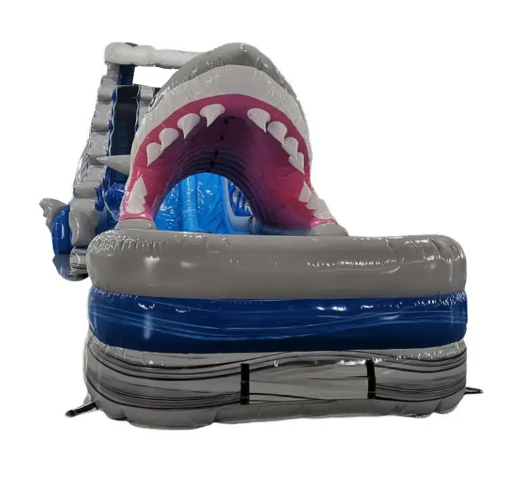 Nhà phao hơi chủ đề cá mập biển xanh NHNPKB30 Dochoikinhbac Trò chơi vận động siêu hấp dẫn