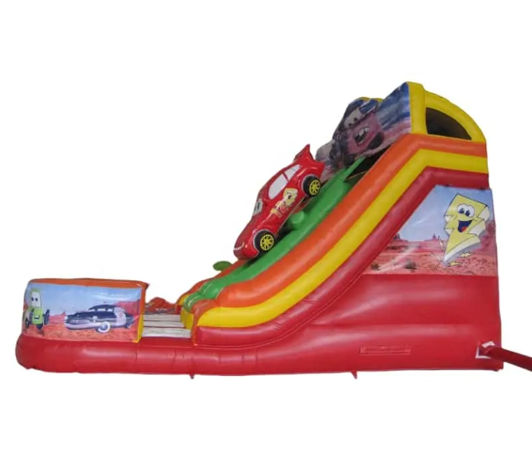 Nhà phao hơi chủ đề đường đua ô tô NHNPKB32 Dochoikinhbac Trò chơi vận động siêu hấp dẫn