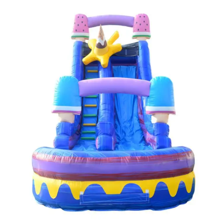 Nhà phao hơi chủ đề cây kem NHNPKB33 Dochoikinhbac Trò chơi vận động siêu hấp dẫn