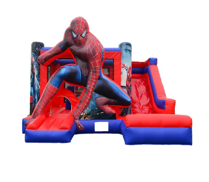 Nhà phao hơi chủ đề người nhện NHNPKB34 Dochoikinhbac Trò chơi vận động siêu hấp dẫn