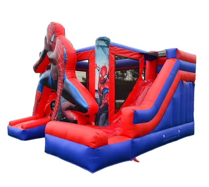 Nhà phao hơi chủ đề người nhện NHNPKB34 Dochoikinhbac Trò chơi vận động siêu hấp dẫn