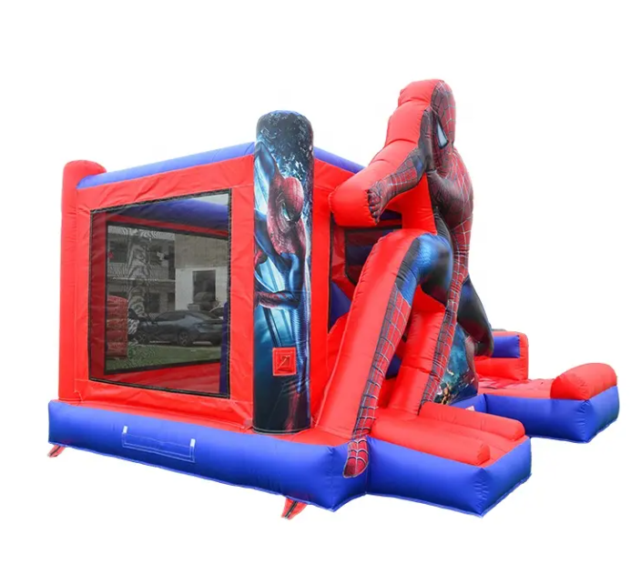 Nhà phao hơi chủ đề người nhện NHNPKB34 Dochoikinhbac Trò chơi vận động siêu hấp dẫn