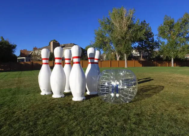 Trò chơi phao hơi Bowling con người TCPHKB04 Dochoikinhbac Trò chơi giải trí hấp dẫn