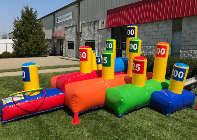 Trò chơi bơm hơi vòng ném săn điểm TCPHKB10 Dochoikinhbac Trò chơi giải trí hấp dẫn