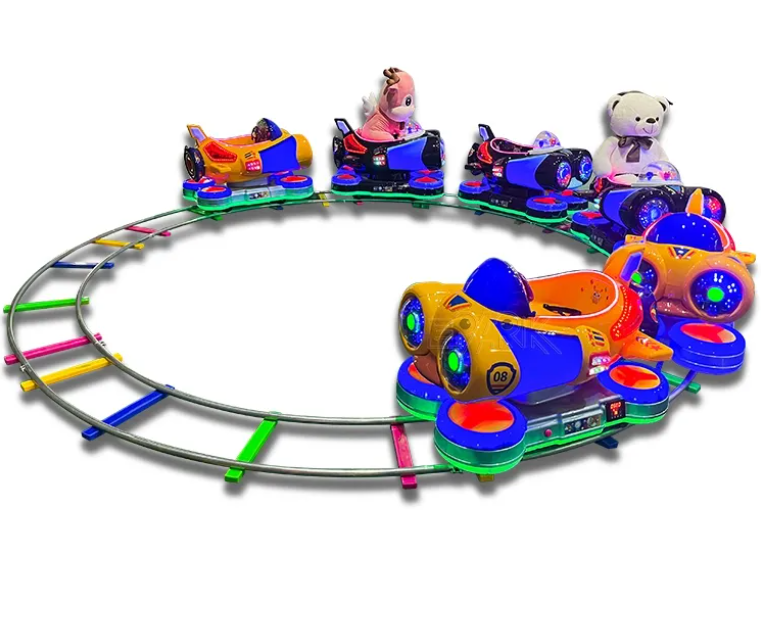 Tàu điện xe điện mini led XDTDKB06 Dochoikinhbac Trò chơi giải trí thú vị