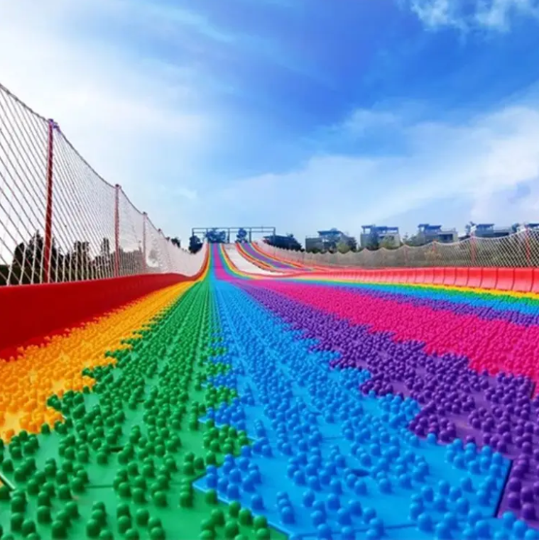 Bộ trượt cầu vồng phao hơi Rainbow Slide CVTTKB10 Dochoikinhbac Trò chơi cảm giác mạnh siêu vui từ Đồ Chơi Kinh Bắc