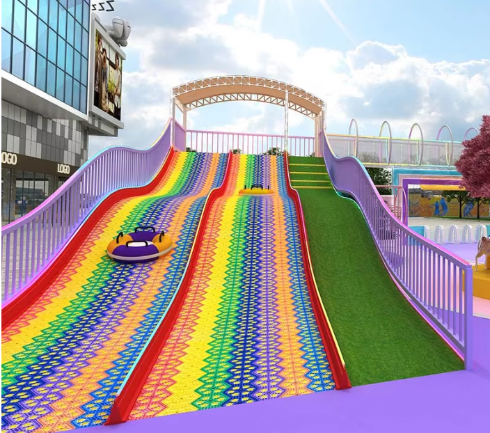 Bộ trượt cầu vồng phao khô Rainbow Slide CVTTKB11 Dochoikinhbac Trò chơi cảm giác mạnh siêu vui từ Đồ Chơi Kinh Bắc