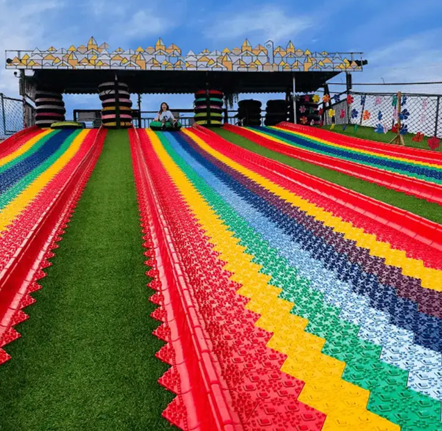 Bộ trượt phao khô cầu vồng CVTTKB13 Dochoikinhbac Trò chơi cảm giác mạnh siêu vui từ Đồ Chơi Kinh Bắc