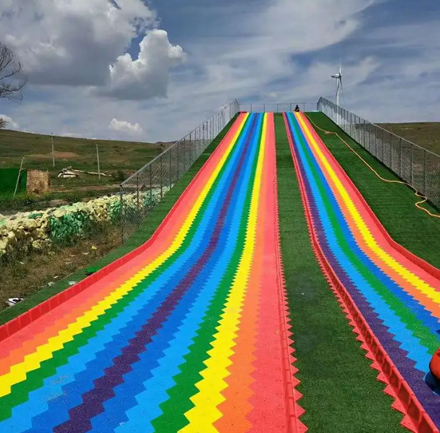 Bộ trượt phao hơi cầu vồng CVTTKB14 Dochoikinhbac Trò chơi cảm giác mạnh siêu vui từ Đồ Chơi Kinh Bắc